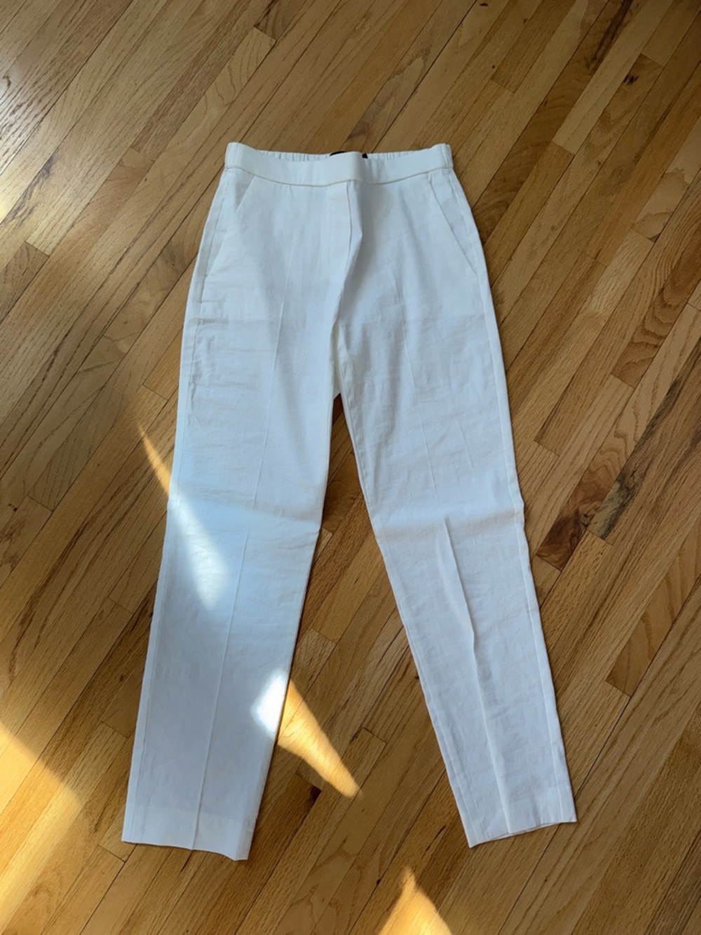 Theory - white linen pants - size 00 - very good condition
